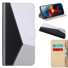 Load image into Gallery viewer, Cute Shockproof Flip PU Leather Wallet Cover Kickstand Card Slots Side Pocket Magnetic Closure Flip Phone Bags For iPhone 13 12 Mini 11 Pro Max XR X XS Max 7 8 6 6S Plus 5 5S SE Color Card Pocket Purse Wallet Case
