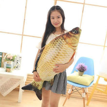 Load image into Gallery viewer, Cute Staffed Soft Animal Fish Plush Toys Pillow Creative Pillow Cushion Soft Fish Cushion Pillow Carp Plush Pillow Stuffed Toy Throw Pillow for Home Decoration Gift Kids Pillow Stuffed Animal Toy Gift Kids Toy Christmas Gifts
