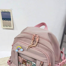 Load image into Gallery viewer, Cute Waterproof Multi-Pocket Women Backpacks with Bear Doll
