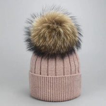 Load image into Gallery viewer, Cute Winter Warm Comfortable Cap Detachable Pom Pom Autumn Super Soft Fashionable Caps For Adults And Kids
