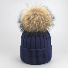 Load image into Gallery viewer, Cute Winter Warm Comfortable Cap Detachable Pom Pom Autumn Super Soft Fashionable Caps For Adults And Kids

