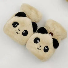 Load image into Gallery viewer, Cute Winter Warm Soft Half Finger Thick One Size Gloves For Women Fashionable Warm Comfortable Stylish Gloves For Girls
