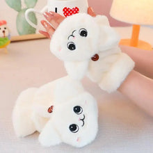 Load image into Gallery viewer, Cute Winter Warm Soft Half Finger Thick One Size Gloves For Women Fashionable Warm Comfortable Stylish Gloves For Girls

