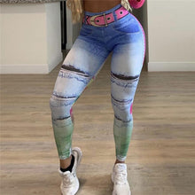 Load image into Gallery viewer, Cute Workout Leggings Women’s Elegant Printed Yoga Leggings Tummy Control Running Pants Telephone 3D Print Women Pants Push Up Running Sports Leggings Slim Pants Female Casual Trousers Modern Fitness Legging
