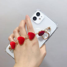 Load image into Gallery viewer, Cute Wrist Strap Butterfly Pendant Phone Case For iPhone 13 12 14Pro Max 8 7 Plus Cases For iPhone 11 Pro Max Elegant Butterfly Theme Transparent Soft Silicone Rubber Phone Case for iPhone
