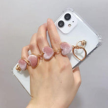 Load image into Gallery viewer, Cute Wrist Strap Butterfly Pendant Phone Case For iPhone 13 12 14Pro Max 8 7 Plus Cases For iPhone 11 Pro Max Elegant Butterfly Theme Transparent Soft Silicone Rubber Phone Case for iPhone
