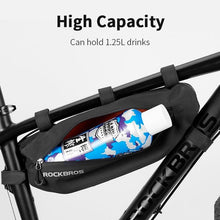 Load image into Gallery viewer, Cycling Bicycle Bags Top Tube Front Frame Bag Waterproof Road  Dirt-resistant Bike Accessories Bags  Bike Frame Bag Waterproof Bike Elegant Design Bag Bicycle Under Top Tube Bag Corner Pouch Storage Bag For Cycling Accessories
