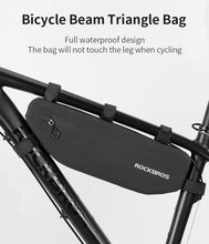 Load image into Gallery viewer, Cycling Bicycle Bags Top Tube Front Frame Bag Waterproof Road  Dirt-resistant Bike Accessories Bags  Bike Frame Bag Waterproof Bike Elegant Design Bag Bicycle Under Top Tube Bag Corner Pouch Storage Bag For Cycling Accessories
