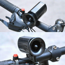 Load image into Gallery viewer, Cycling Bike Road Bicycle Loud Electronic Horn Bell Ring Alarm 6 Sounds Siren Bike Horn Electric Bicycle Bell Bike Horn Super Loud Bicycle Electronic Bell Handlebar Ring Alarm Bell Bicycle Horn For Mountain Road Bikes
