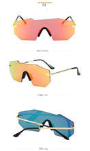 Load image into Gallery viewer, Cycling Glasseses Sports Sunglasses UV400 Protection Baseball Fishing Ski Running Go Unisex Polarized Rectangle Shape Sunglasses For Men &amp; Women Retro Shape Mirror Frameless Glasses
