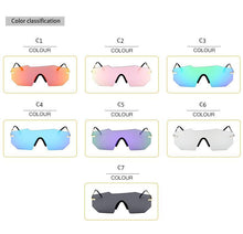 Load image into Gallery viewer, Cycling Glasseses Sports Sunglasses UV400 Protection Baseball Fishing Ski Running Go Unisex Polarized Rectangle Shape Sunglasses For Men &amp; Women Retro Shape Mirror Frameless Glasses
