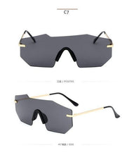 Load image into Gallery viewer, Cycling Glasseses Sports Sunglasses UV400 Protection Baseball Fishing Ski Running Go Unisex Polarized Rectangle Shape Sunglasses For Men &amp; Women Retro Shape Mirror Frameless Glasses
