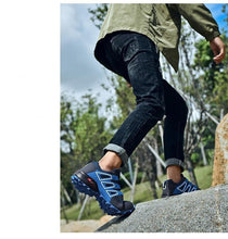 Load image into Gallery viewer, Cycling Mens Waterproof Outdoor Hiking Sneakers Men's Trail Running Shoes Fashion Hiking Sneakers For Men Tennis Cross Training Shoe Mens Casual Outdoor Walking Workout Footwear
