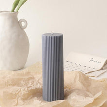 Load image into Gallery viewer, Cylinder DIY Soy Candle Home Decoration Handmade Scented Candles Aromatherapy Romantic Dinner Pillar Candles Clean Burning Dinner Candles for Wedding Home Décor Party Restaurant Spa Candles
