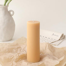 Load image into Gallery viewer, Cylinder DIY Soy Candle Home Decoration Handmade Scented Candles Aromatherapy Romantic Dinner Pillar Candles Clean Burning Dinner Candles for Wedding Home Décor Party Restaurant Spa Candles
