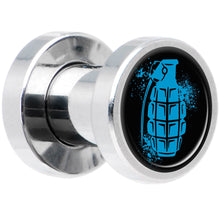 Load image into Gallery viewer, Blue Grenade Steel Screw Fit Plug Set 4G
