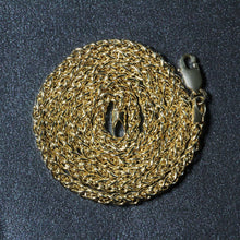 Load image into Gallery viewer, 14k Yellow Gold 2.8mm Light Weight Wheat Chain
