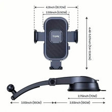 Load image into Gallery viewer, TOPK D38C Car Phone Holder – Adjustable Dashboard Mount
