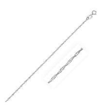 Load image into Gallery viewer, 10k White Gold Singapore Chain 1.0mm
