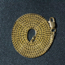 Load image into Gallery viewer, 14k Yellow Gold Ice Chain 1.3mm

