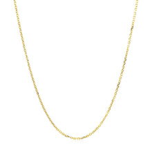 Load image into Gallery viewer, 18k Yellow Gold Cable Chain 1.1mm
