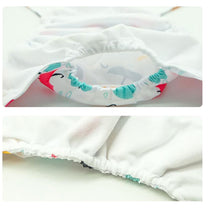 Load image into Gallery viewer, 4PCS/SET Washable Eco-friendly Diaper Ecological Adjustable Nappy Reusable Cloth Diapers Set For Baby and Kids
