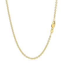 Load image into Gallery viewer, 14k Yellow Gold Round Cable Link Chain 1.9mm
