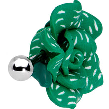 Load image into Gallery viewer, Handcrafted Beautiful Succulent Flower Industrial Barbell 32mm
