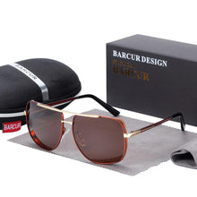 Load image into Gallery viewer, Luxury Elegant Square Polarized Sunglasses Brand Driving Glasses for Men and Boys With UV400 Protection
