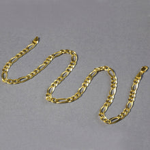 Load image into Gallery viewer, 10K Yellow Gold Solid Figaro Chain (5.30 mm)
