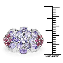 Load image into Gallery viewer, 2.70 Carat Genuine Tanzanite .925 Sterling Silver Ring
