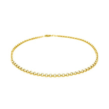 Load image into Gallery viewer, 2.3mm 10k Yellow Gold Rolo Anklet
