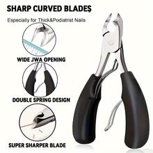 Load image into Gallery viewer, 4-Piece Elderly-Friendly Toenail Clipper Set
