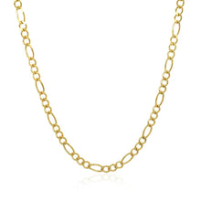 Load image into Gallery viewer, 3.0mm 10k Yellow Gold Solid Figaro Chain
