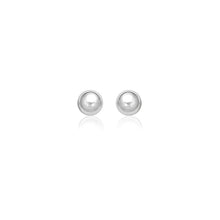 Load image into Gallery viewer, 14k White Gold Classic Stud Earrings (8.0 mm)

