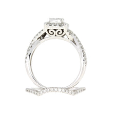 Load image into Gallery viewer, 1.00ct Diamond Engagement Ring Set 10KT White Gold
