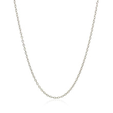 Load image into Gallery viewer, 18k White Gold Round Cable Chain 1.5mm
