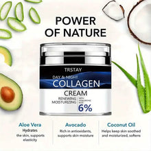 Load image into Gallery viewer, Day and Night Hydrating Collagen Cream with Hyaluronic Acid
