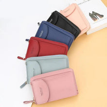 Load image into Gallery viewer, Dazzling Women Wallet Bags Big Card Holder Clutch Messenger Long Shoulder Straps - Trendy Designer Female Clutch Cross Body Bag
