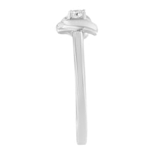 Load image into Gallery viewer, 10K White Gold Diamond Promise Ring (1/10 Cttw, H-I Color, SI2-I1 Clarity) - Size 6
