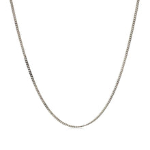 Load image into Gallery viewer, 10k White Gold Gourmette Chain 1.0mm
