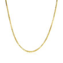 Load image into Gallery viewer, 14k Yellow Gold Classic Box Chain 1.1mm
