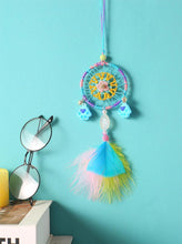 Load image into Gallery viewer, Decoration Home Dream Catchers Hanging Wall Decor Art Pendant Handmade Traditional White Cloud Dream Catcher With Led String Lights Wall Hanging Kids Room Decor Nursery Wall Art Ornament Decor Craft Gift Cute Wind Chimes National Feather Kids Girls

