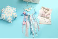 Load image into Gallery viewer, Decoration Home Dream Catchers Hanging Wall Decor Art Pendant Handmade Traditional White Cloud Dream Catcher With Led String Lights Wall Hanging Kids Room Decor Nursery Wall Art Ornament Decor Craft Gift Cute Wind Chimes National Feather Kids Girls
