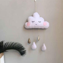 Load image into Gallery viewer, Decorative Cloud Felt Raindrop Pendant
