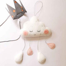 Load image into Gallery viewer, Decorative Cloud Felt Raindrop Pendant
