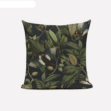 Load image into Gallery viewer, Decorative Linen Cotton Pillow Case Green Throw Pillowcase Outdoor Throw Pillow Cases Decorative Cushion Cover Cotton Linen Farmhouse Home Decor For Couch Sofa Bedroom Farmhouse Style Cushion Cover
