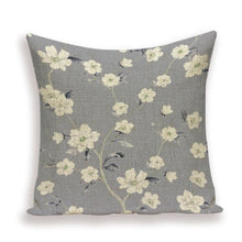 Load image into Gallery viewer, Decorative Plant Flower Throw Pillow Cover Soft Linen Cushion Cover For Living Room Couch Sofa Patio Outdoor Home Decor  Decorative Plant Flower Throw Pillow Covers For Couch Sofa Bed Modern Quality Design Cushion Cover 45x45cm
