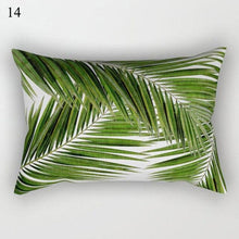 Load image into Gallery viewer, Decorative Throw Pillows Tropical Plants Pillow Cover Polyester Pillow Covers With Flowers And Plants Tropical Style Linen Throw Pillow Covers Decoration Pillowcase Cushions Home Decor
