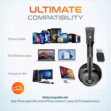 Load image into Gallery viewer, Delton 30X Bluetooth Headset and 3-in-1 Wireless Charging Station with Headset Holder
